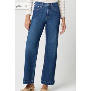 J.Crew Classic wide-leg jean in signature stretch size 30